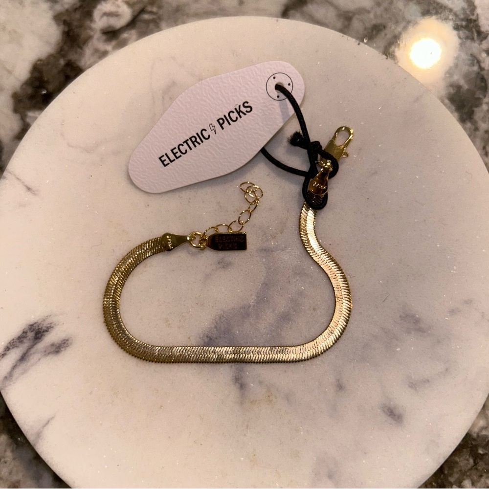 Electric Picks 18k gold filled bracelet ⚡️NWT